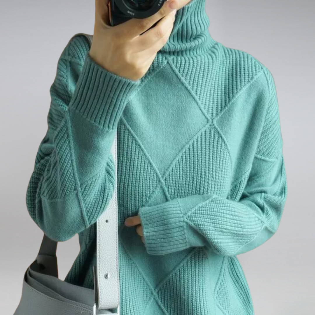 Anita | Maglione Dolcevita Donna in Cashmere Invernale
