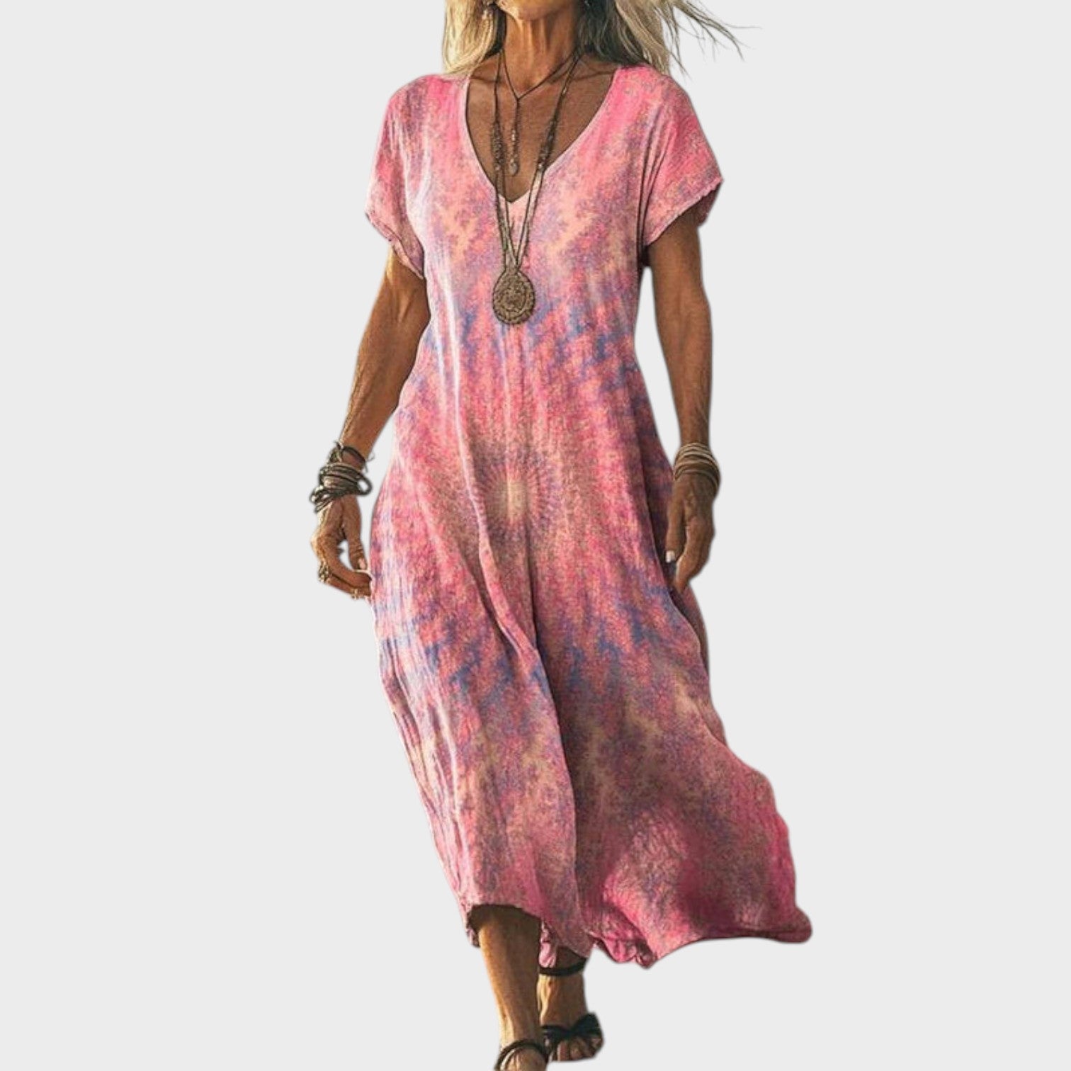 Vestito Bohemien in Degradé per Donna