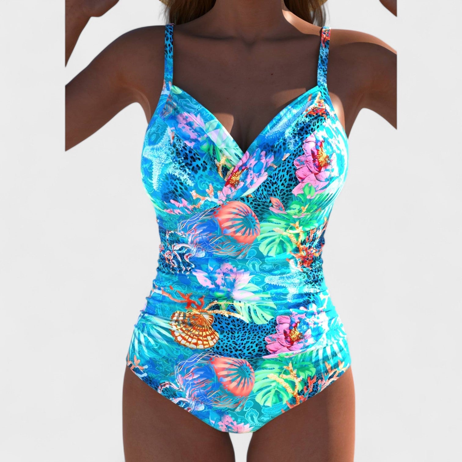 Costume Tropicale con Schiena Aperta