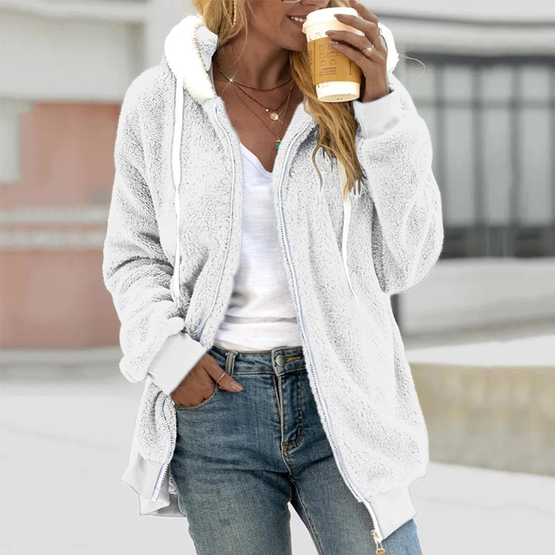 Ada | Giacca Teddy con Cappuccio per Calore Extra