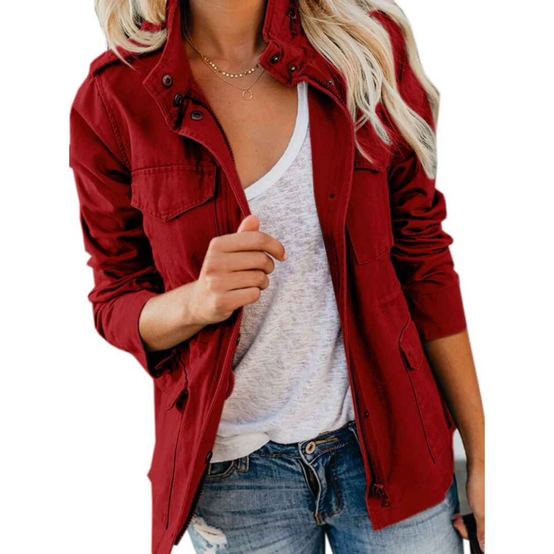 Ivy | Giacca Donna Moderna con Zip per Transizione