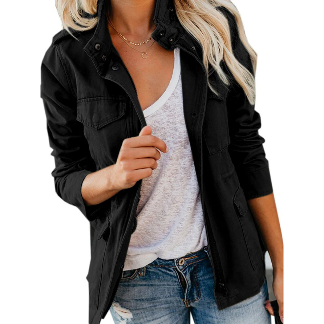 Ivy | Giacca Donna Moderna con Zip per Transizione