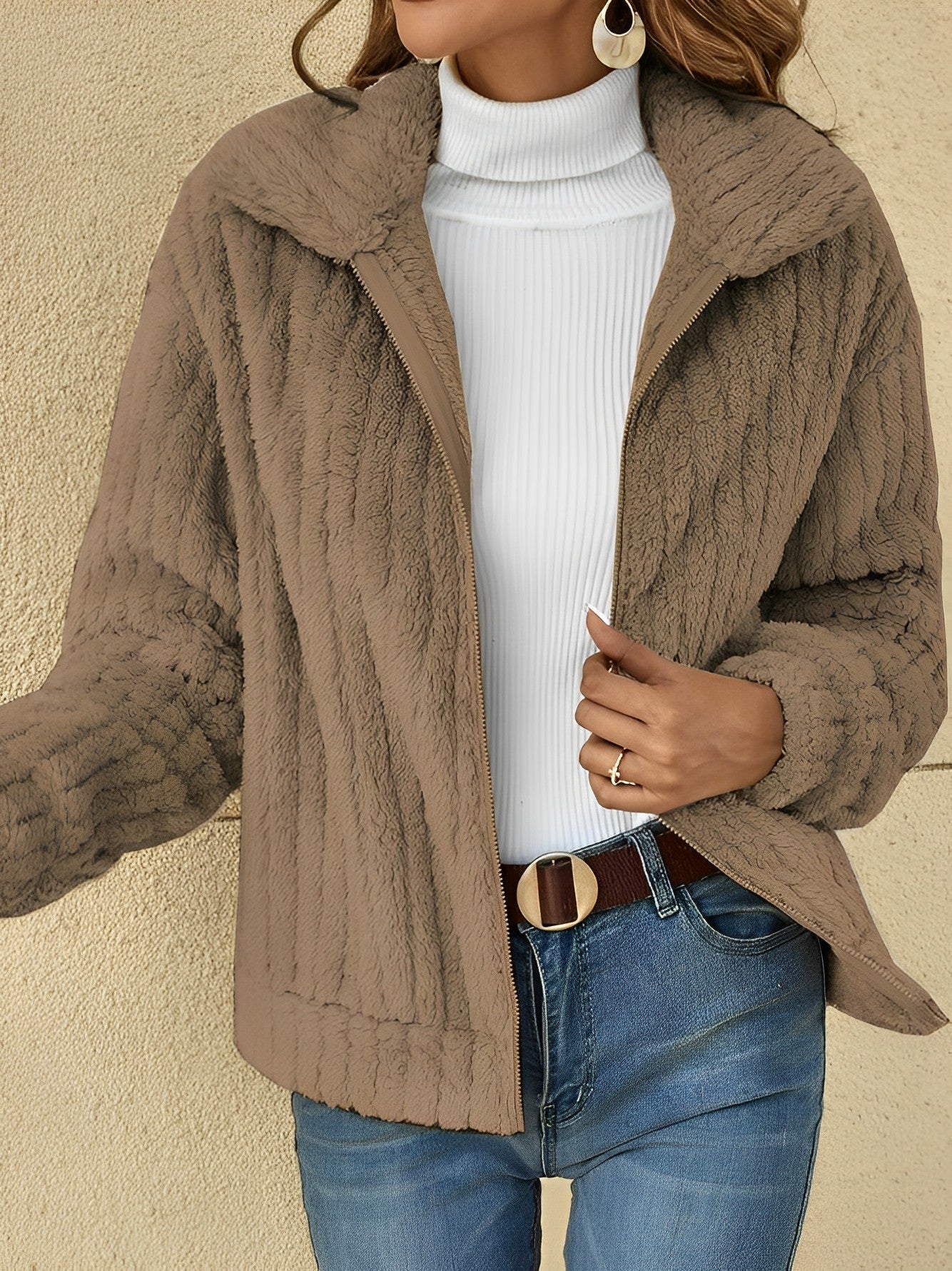 Nene | Giacca Teddy Elegante per Giorni Caldi