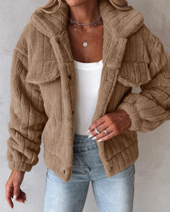 Rosa | Cappotto Teddy Caldo e Confortevole per Donna