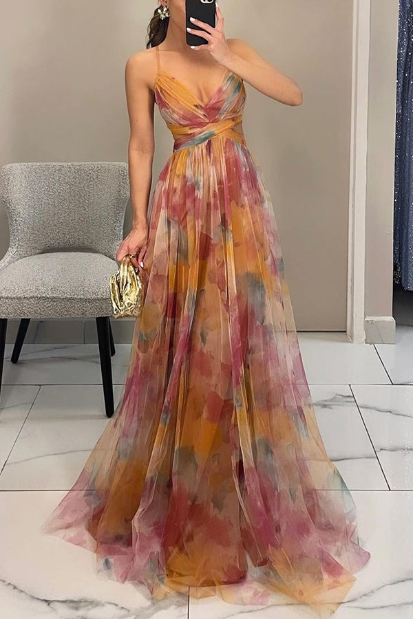 Elisa | Abito Maxi Floreale per Eleganza Senza Sforzo