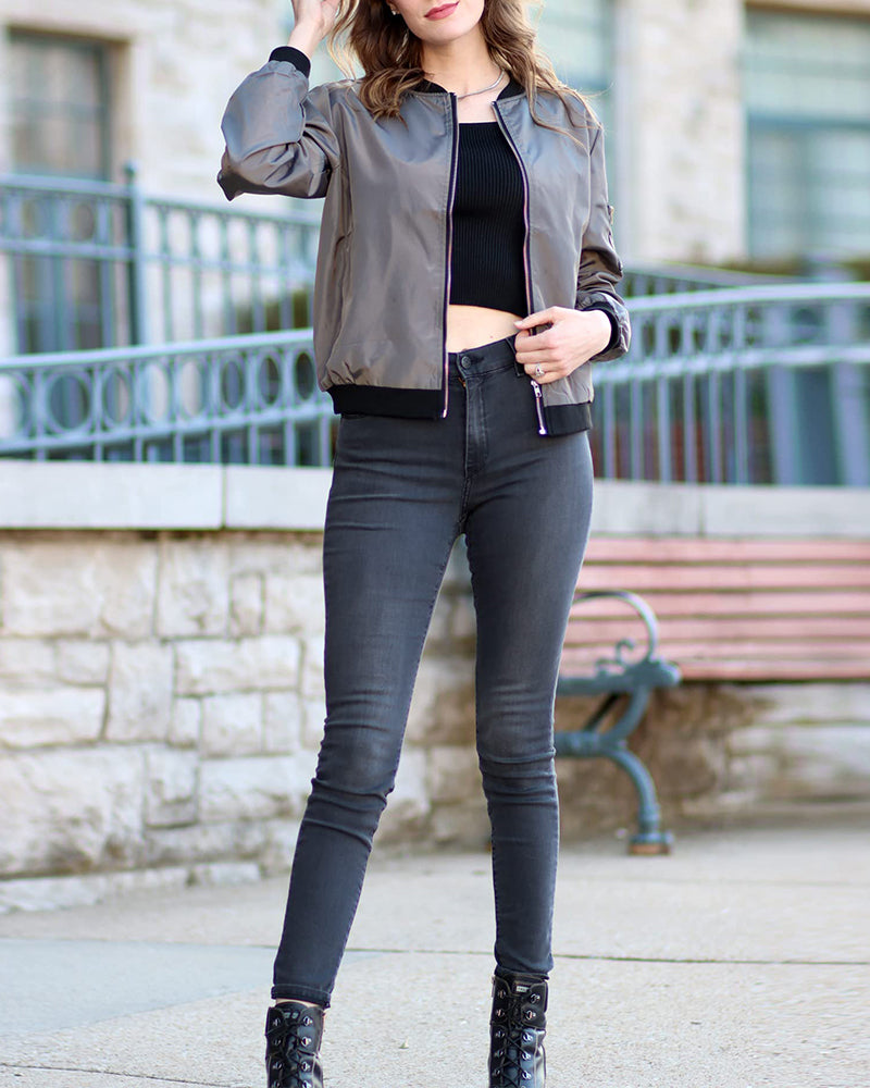 Zoe | Giacca Leggera Stile Bomber da Donna