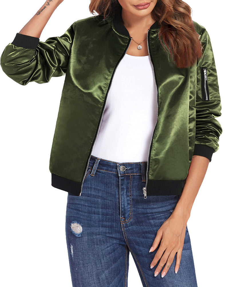 Zoe | Giacca Leggera Stile Bomber da Donna
