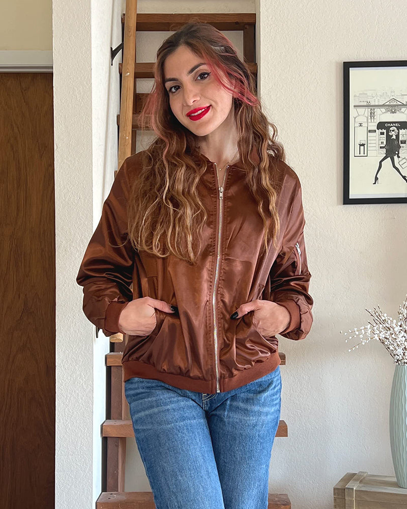 Zoe | Giacca Leggera Stile Bomber da Donna