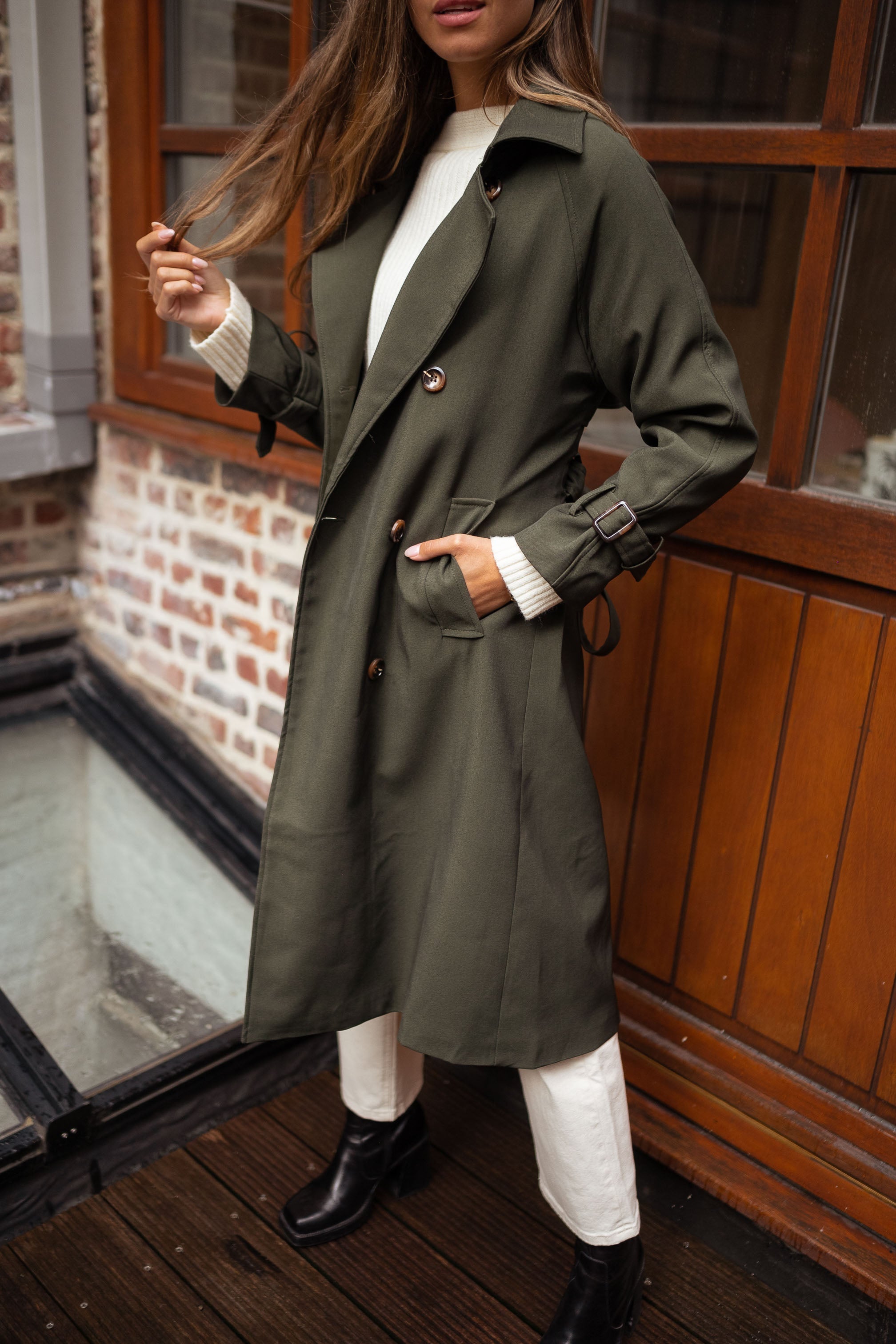 Maya | Trench Elegante da Donna per Signore