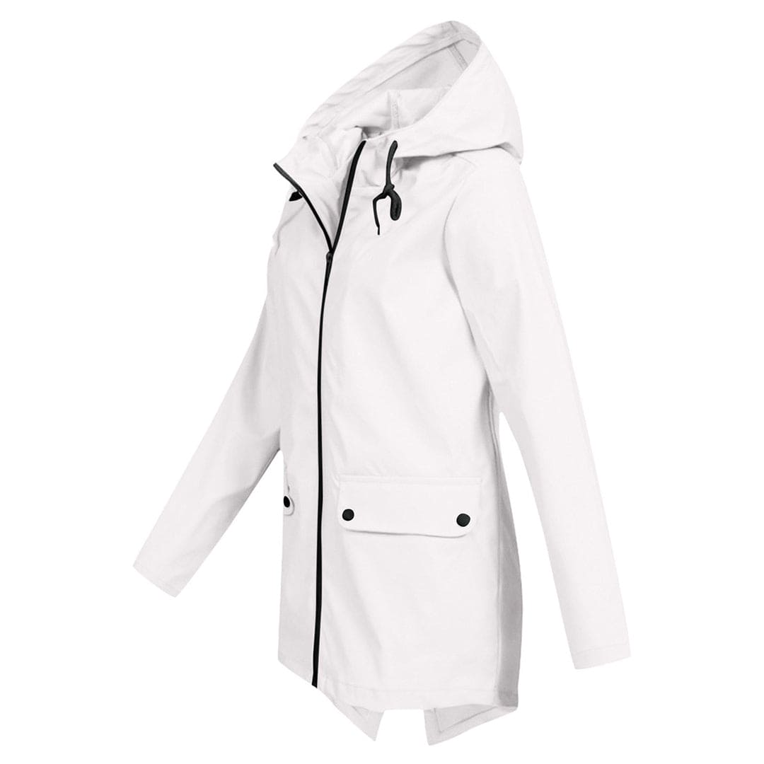 Viola | Impermeabile Elegante da Donna con Cappuccio