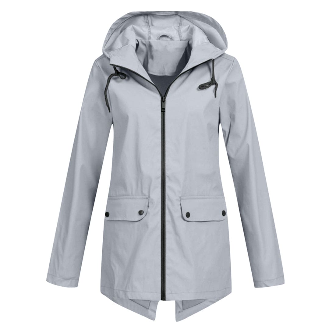 Viola | Impermeabile Elegante da Donna con Cappuccio