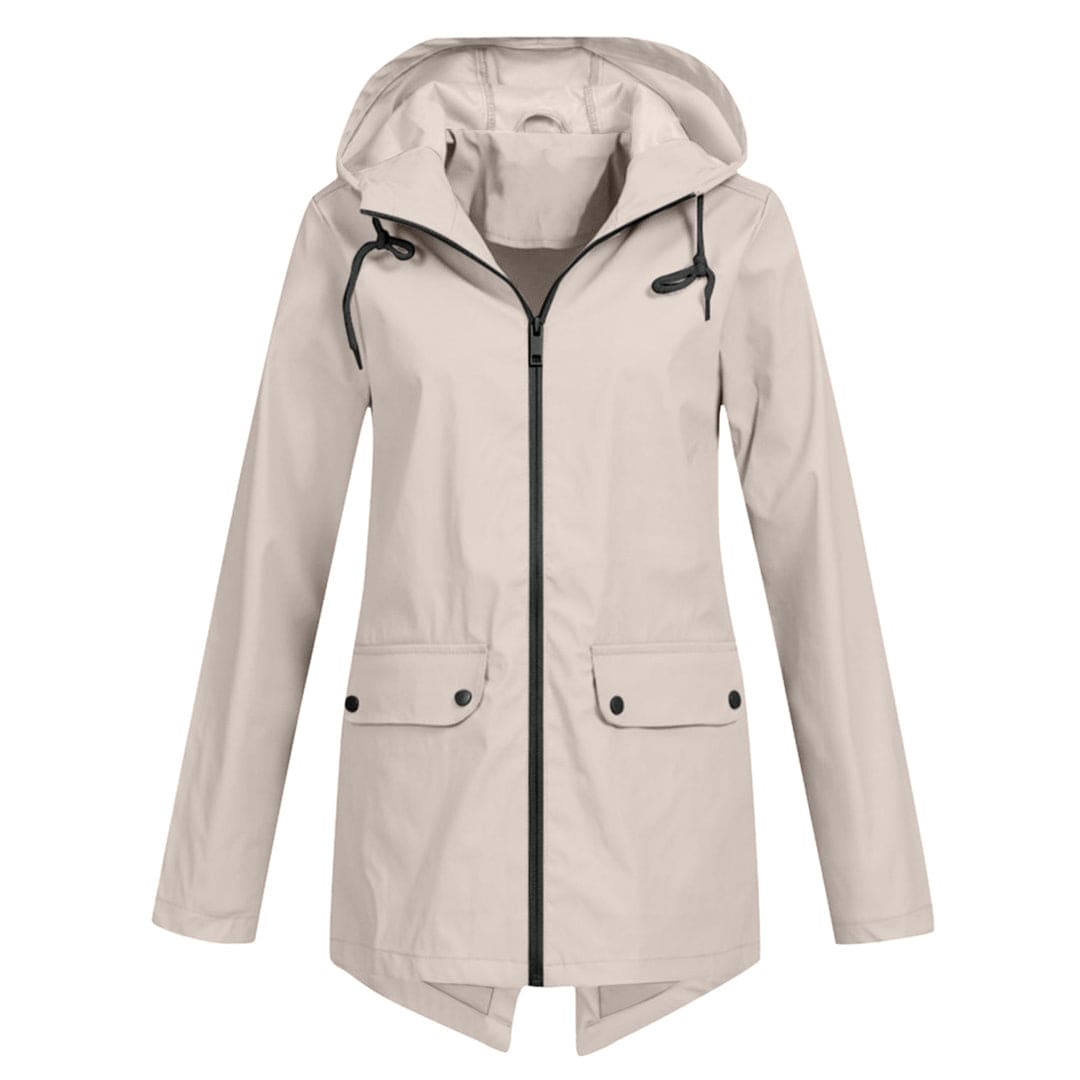 Viola | Impermeabile Elegante da Donna con Cappuccio