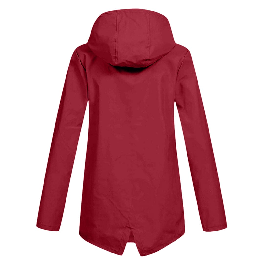Viola | Impermeabile Elegante da Donna con Cappuccio