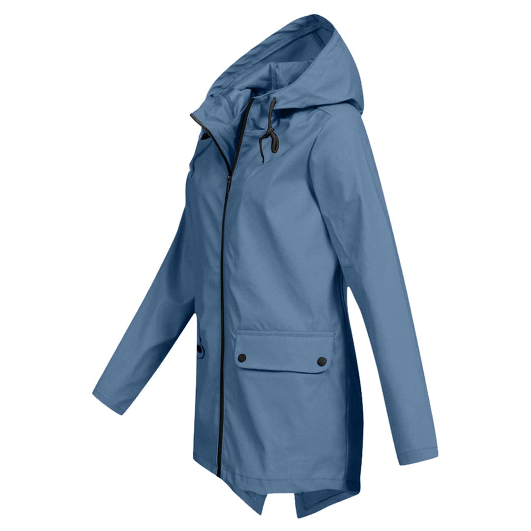 Viola | Impermeabile Elegante da Donna con Cappuccio