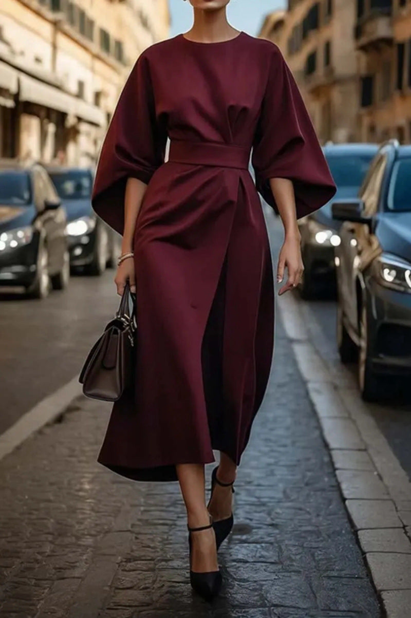 Laura | Elegante Abito con Cintura per Donna