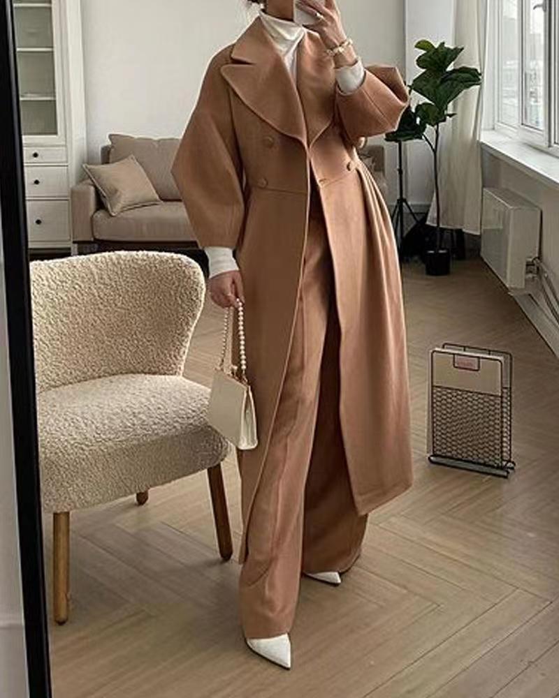 Sami | Trench Lungo Elegante da Donna con Colletto