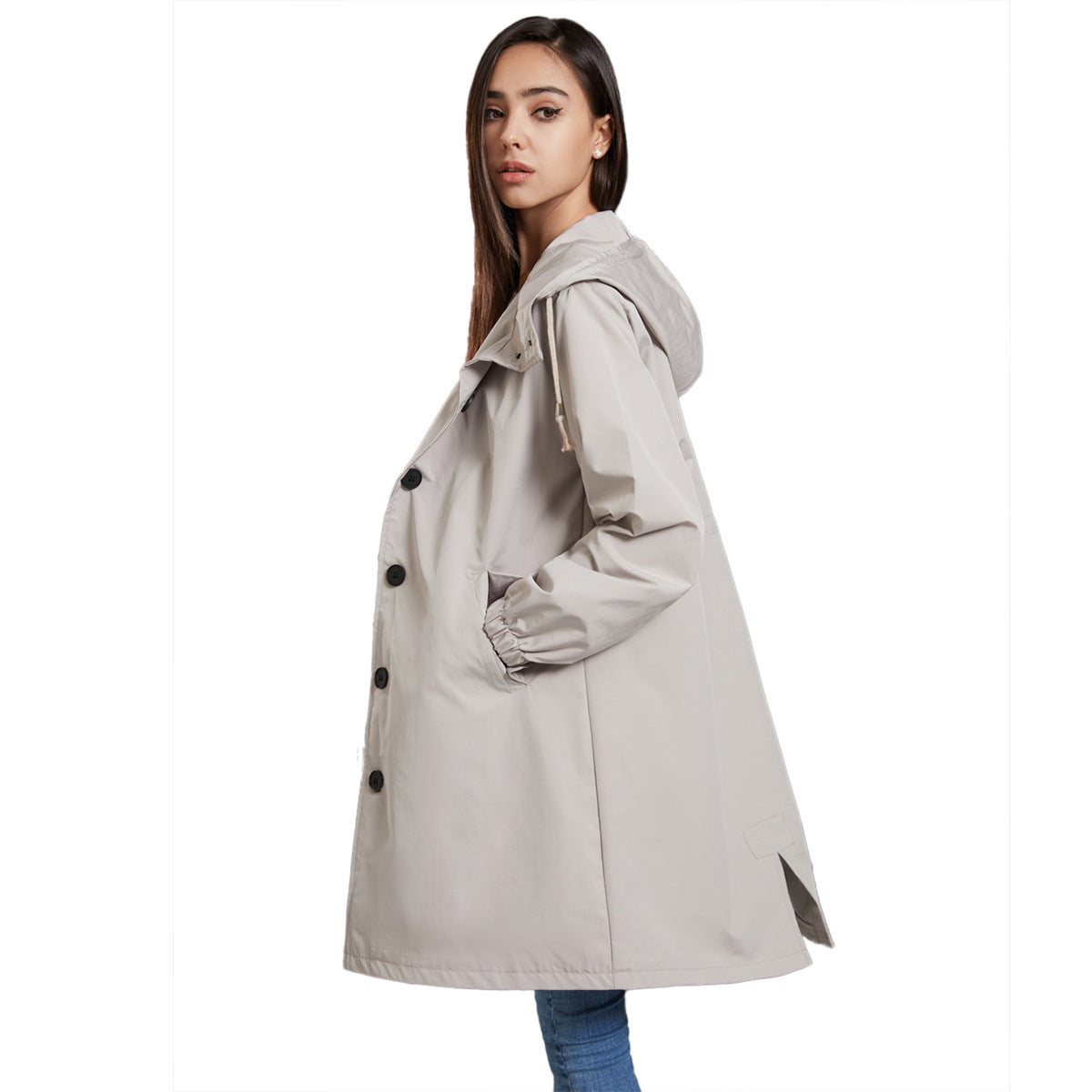 Vera | Impermeabile Elegante da Donna con Cappuccio