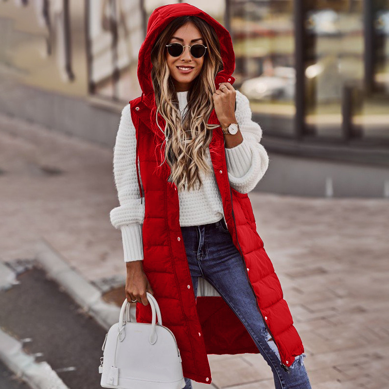 Vale | Gilet Invernale da Donna con Cappuccio