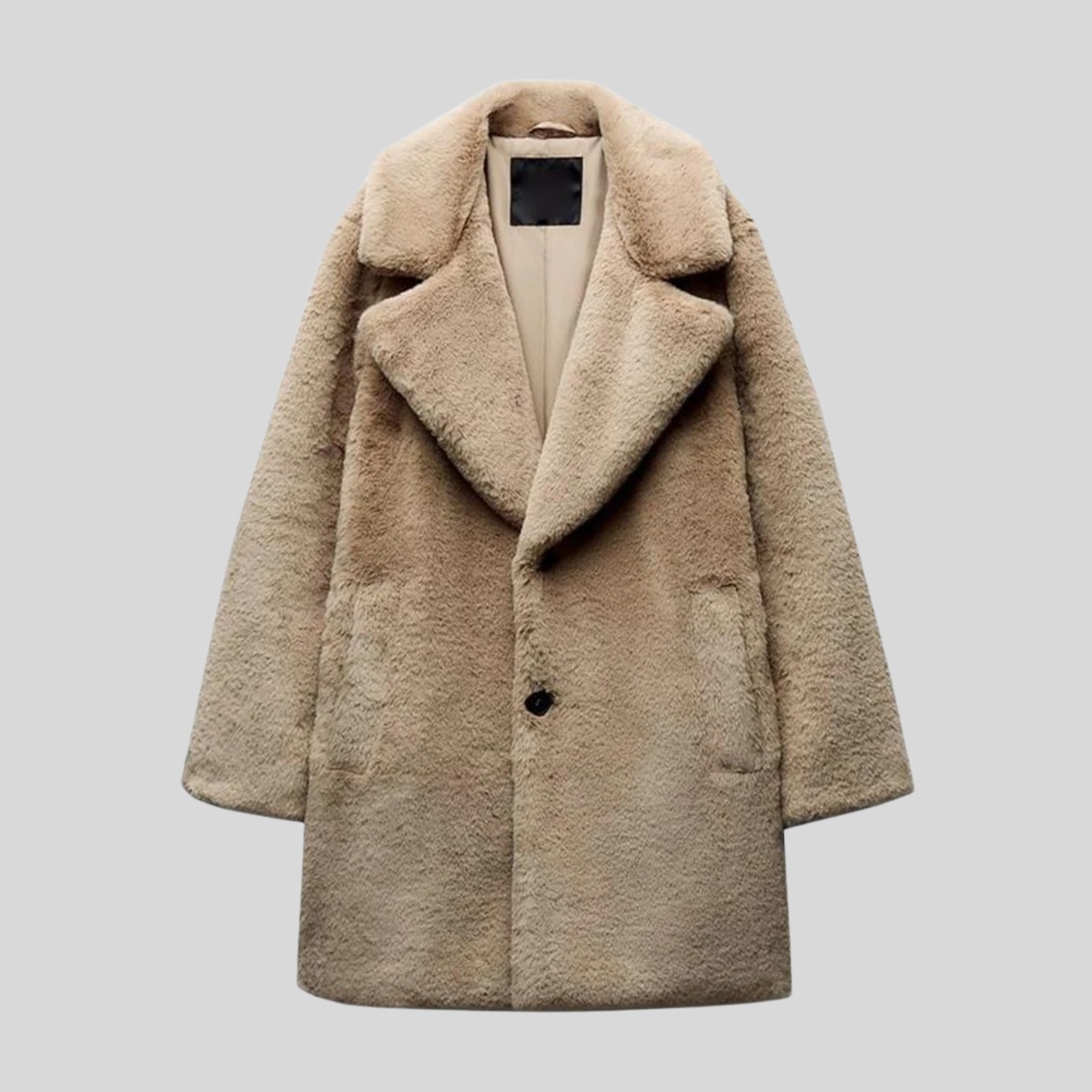 Mila | Cappotto Classico Donna in Pelliccia Sintetica