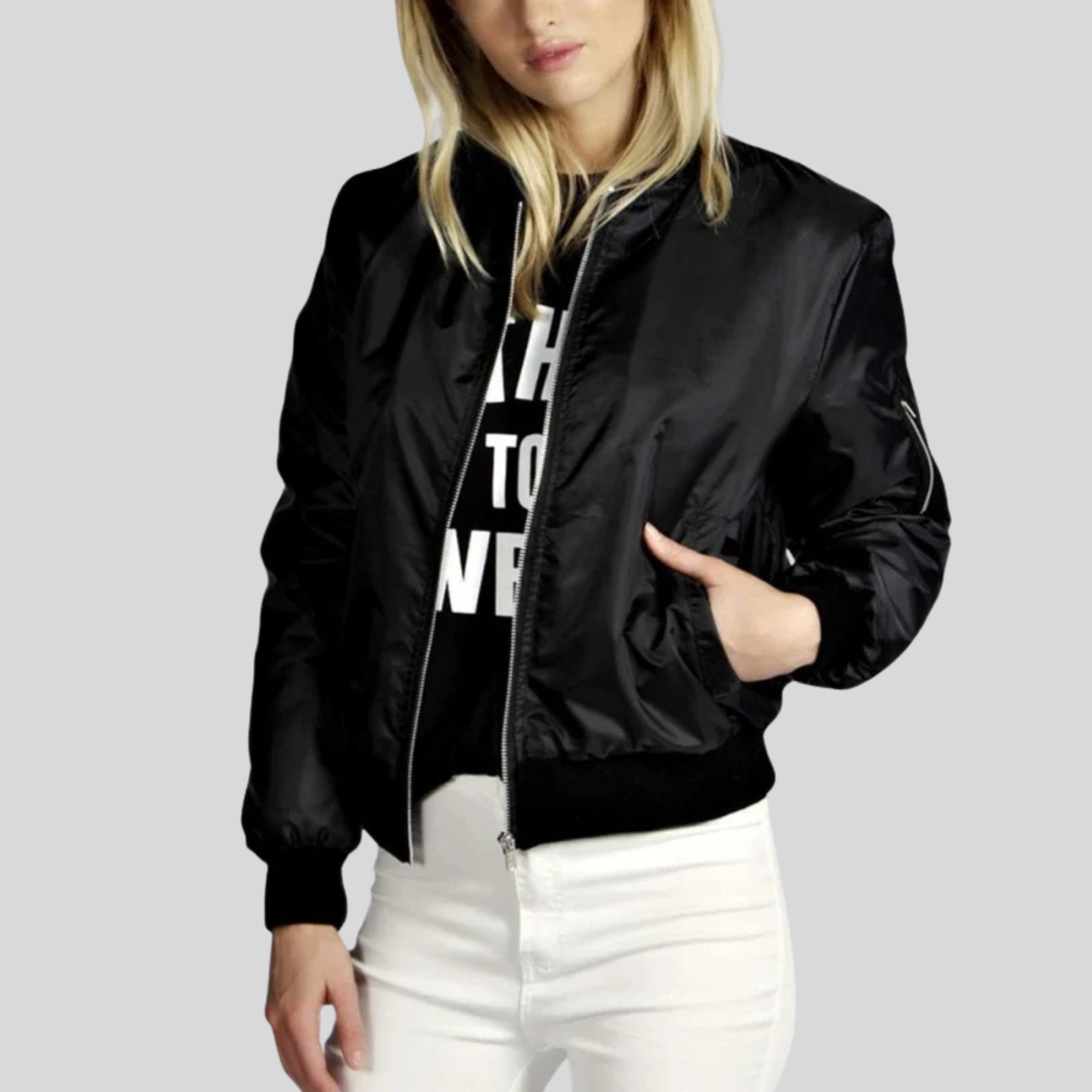 Dora | Giacca Bomber Donna a Maniche Lunghe