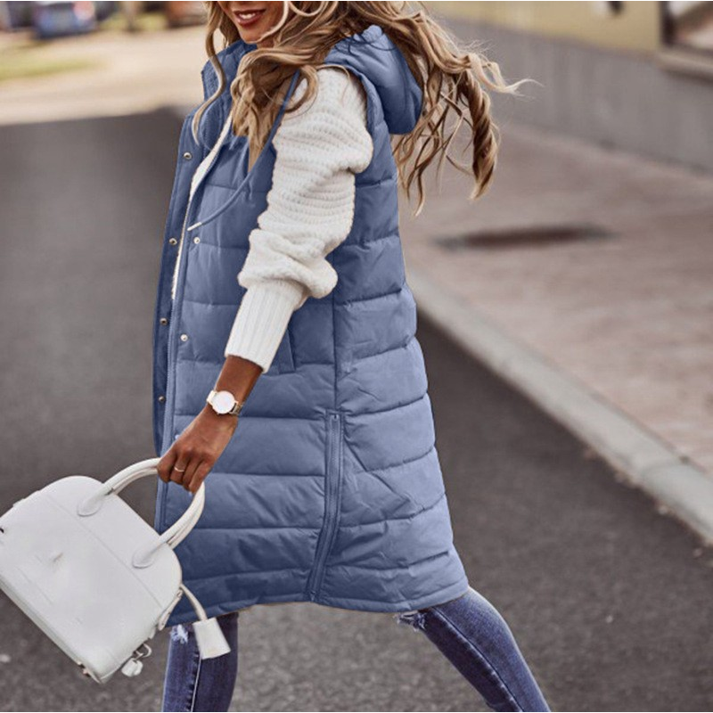 Vale | Gilet Invernale da Donna con Cappuccio