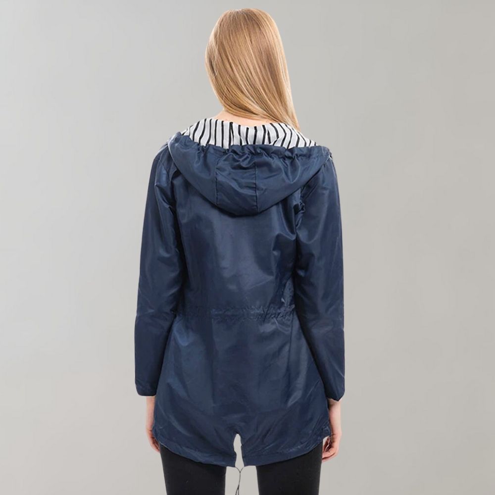 Lina | Impermeabile Donna con Cappuccio per Pioggia