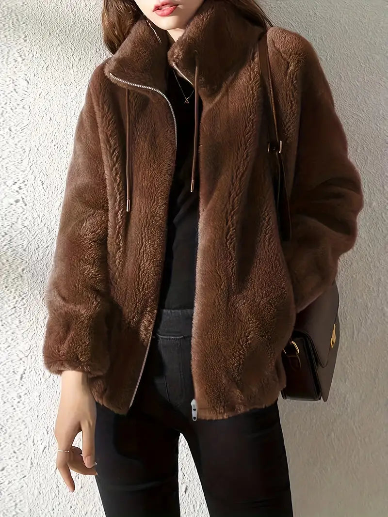 Mira | Giacca Teddy alla Moda con Fodera Morbida