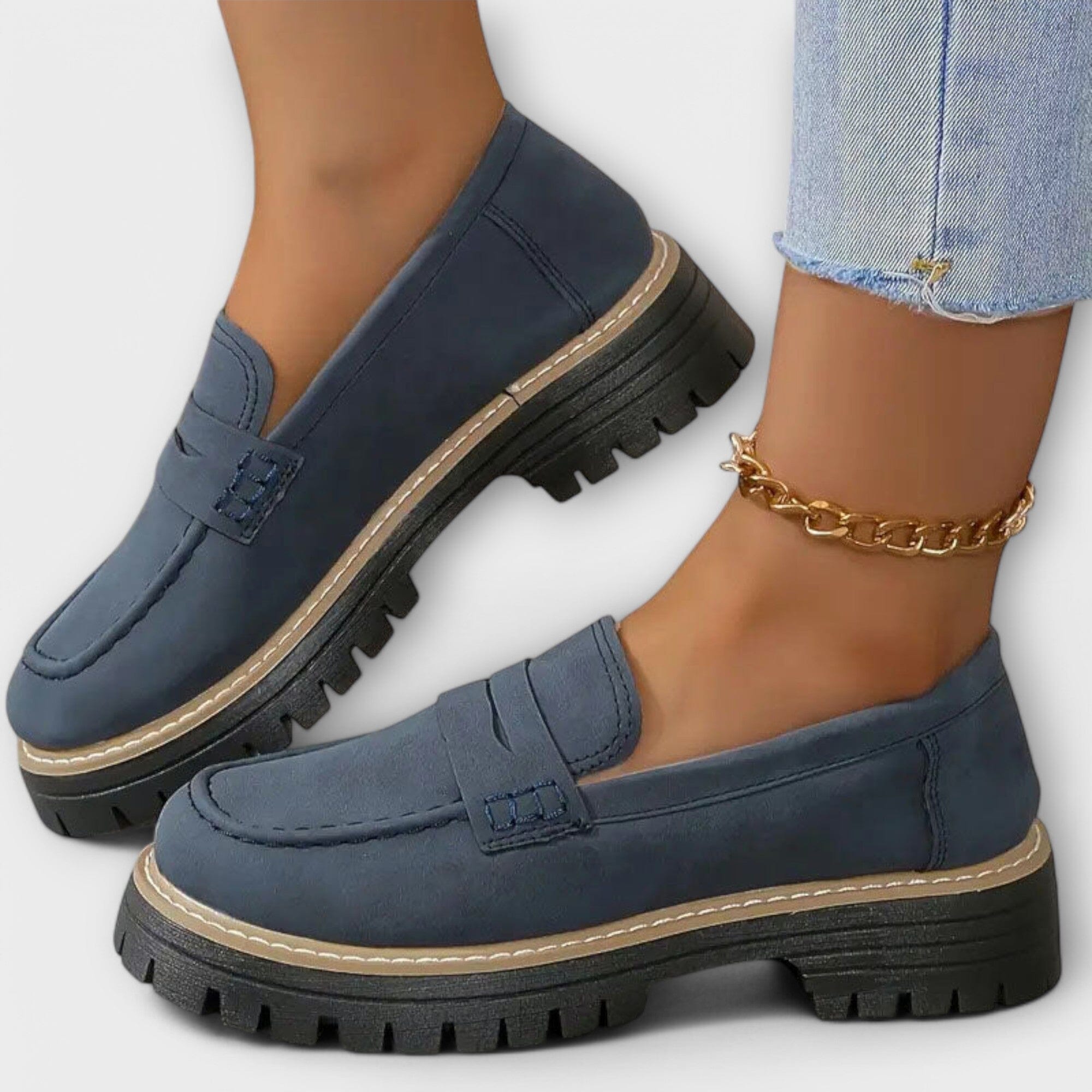 Mocassino Elegante in Pelle per Donna