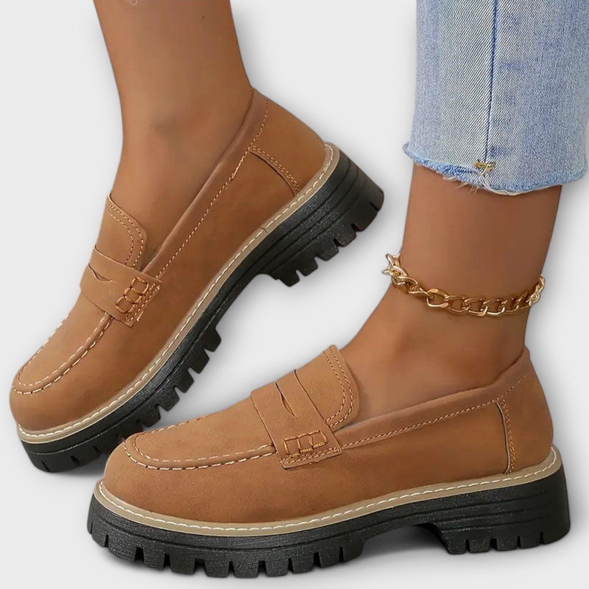 Mocassino Elegante in Pelle per Donna