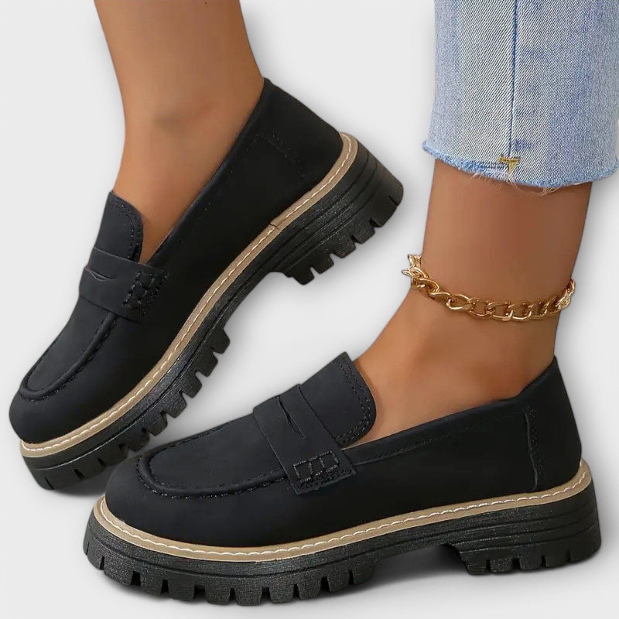 Mocassino Elegante in Pelle per Donna