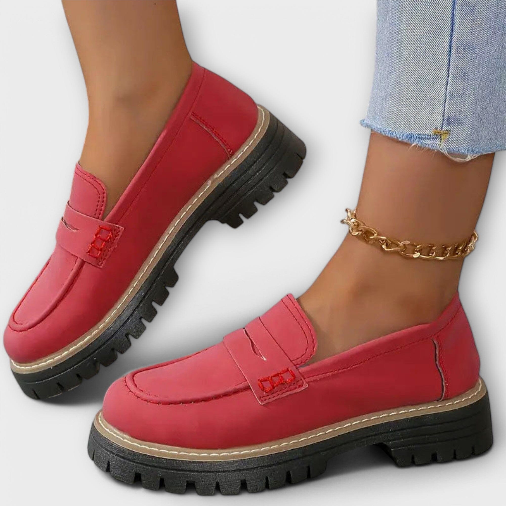 Mocassino Elegante in Pelle per Donna
