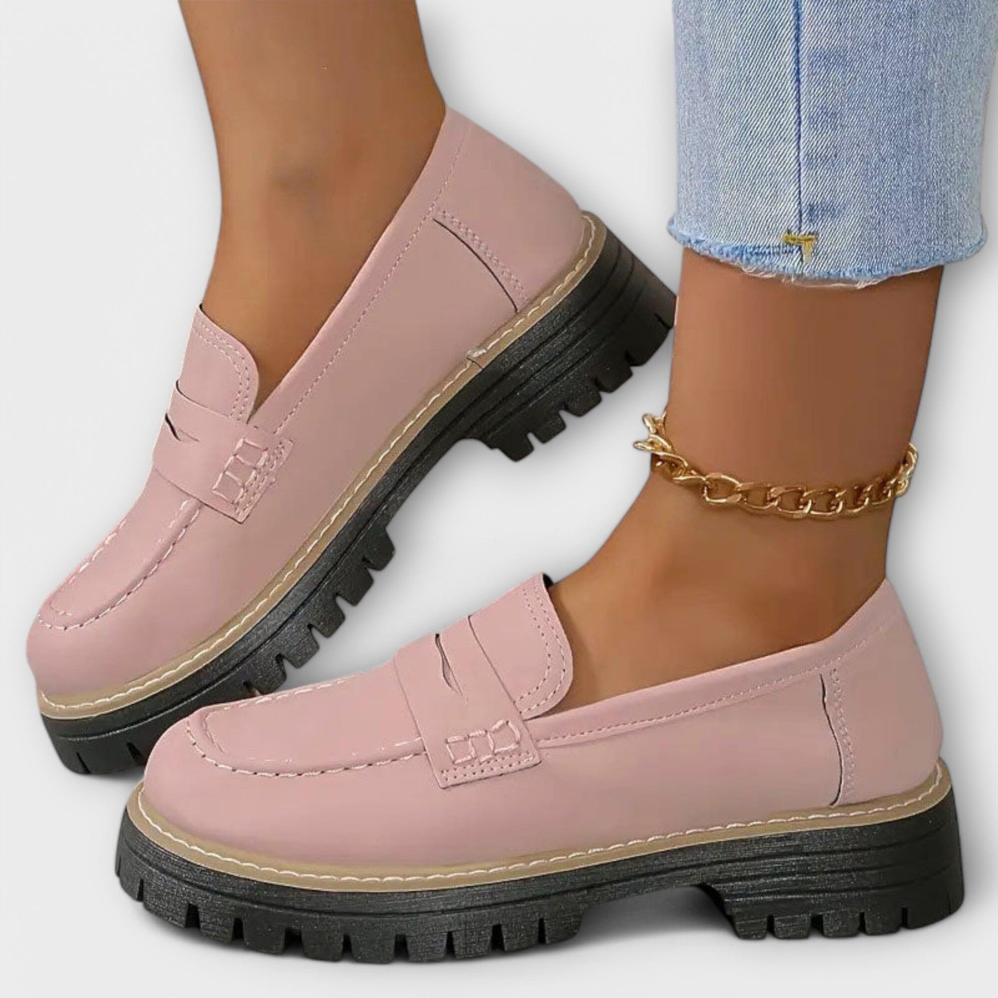 Mocassino Elegante in Pelle per Donna