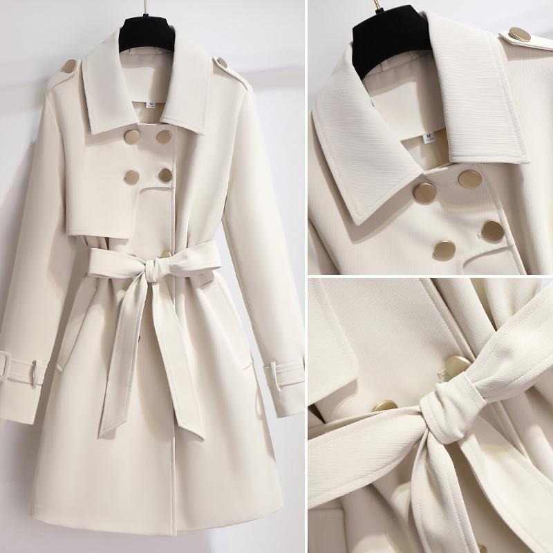 Flora | Trench Elegante da Donna in Bianco
