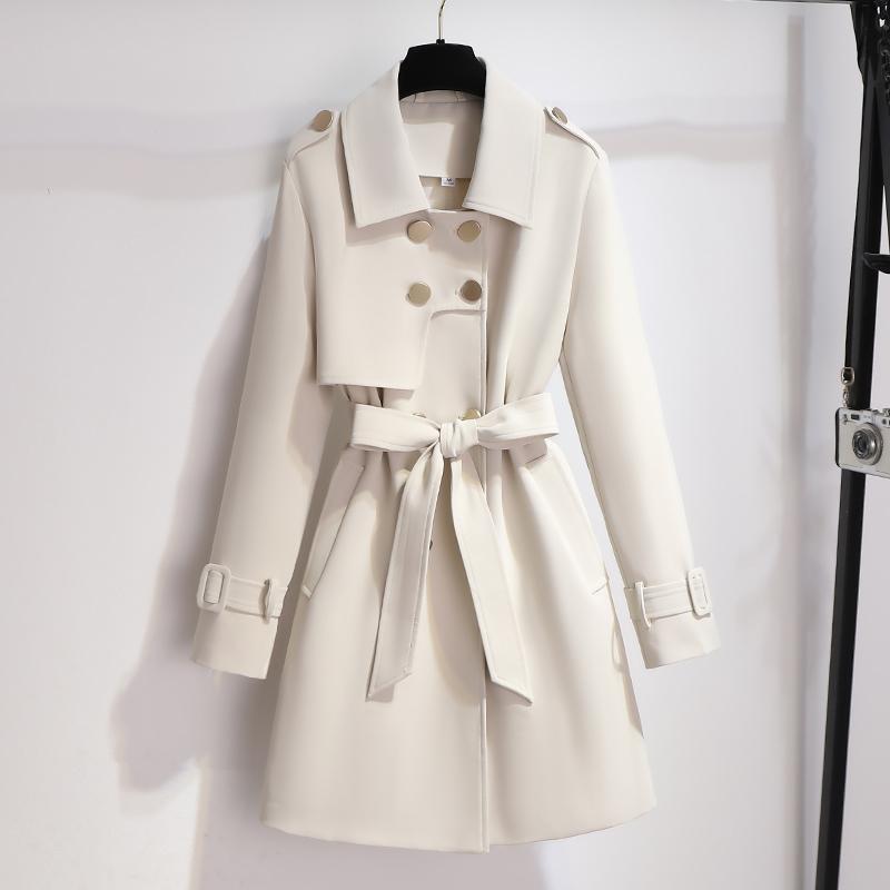 Flora | Trench Elegante da Donna in Bianco