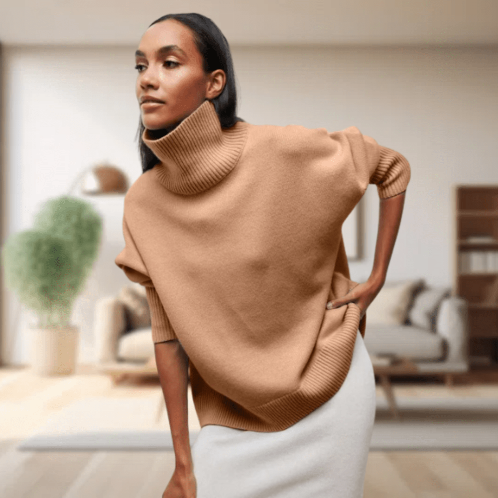 Alessandra | Maglione Dolcevita Donna Pronto per l'Inverno