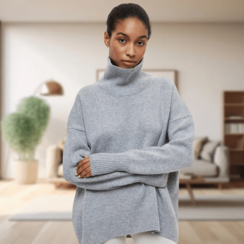 Alessandra | Maglione Dolcevita Donna Pronto per l'Inverno