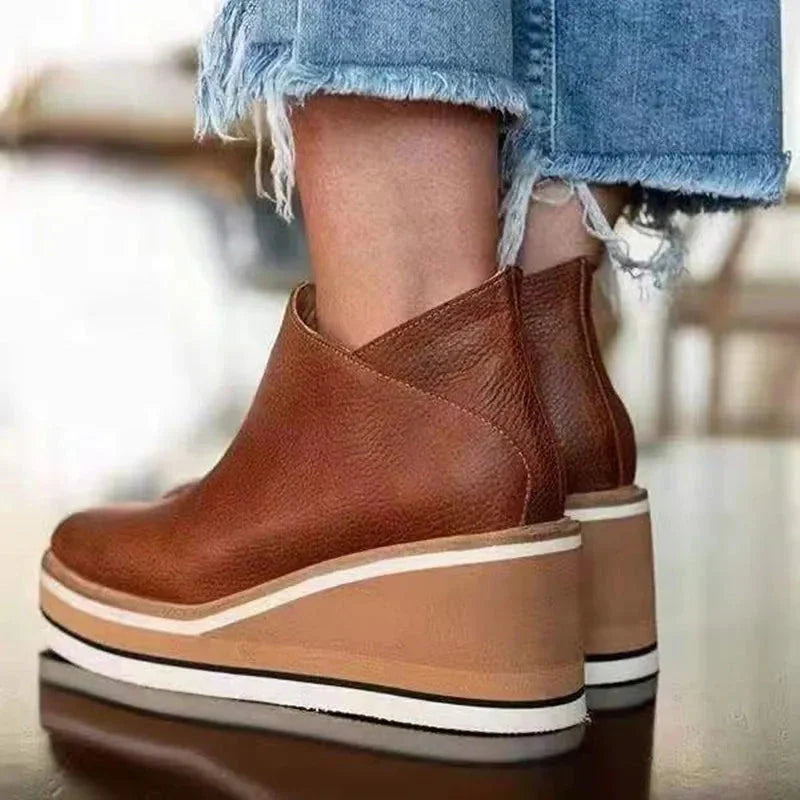 Stivali Eleganti da Donna in Pelle Nera