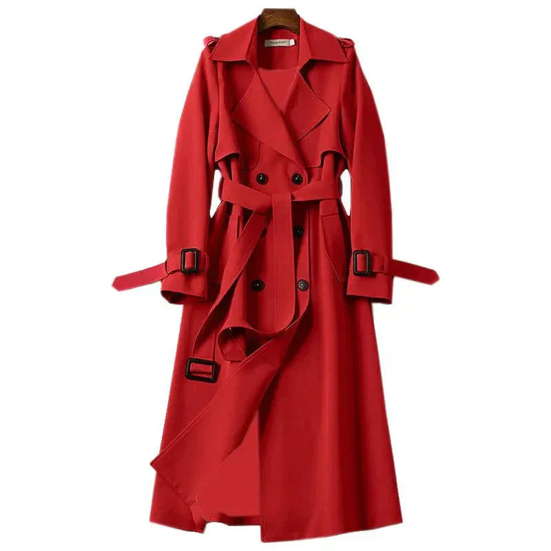 Lina | Trench Elegante Lungo da Donna