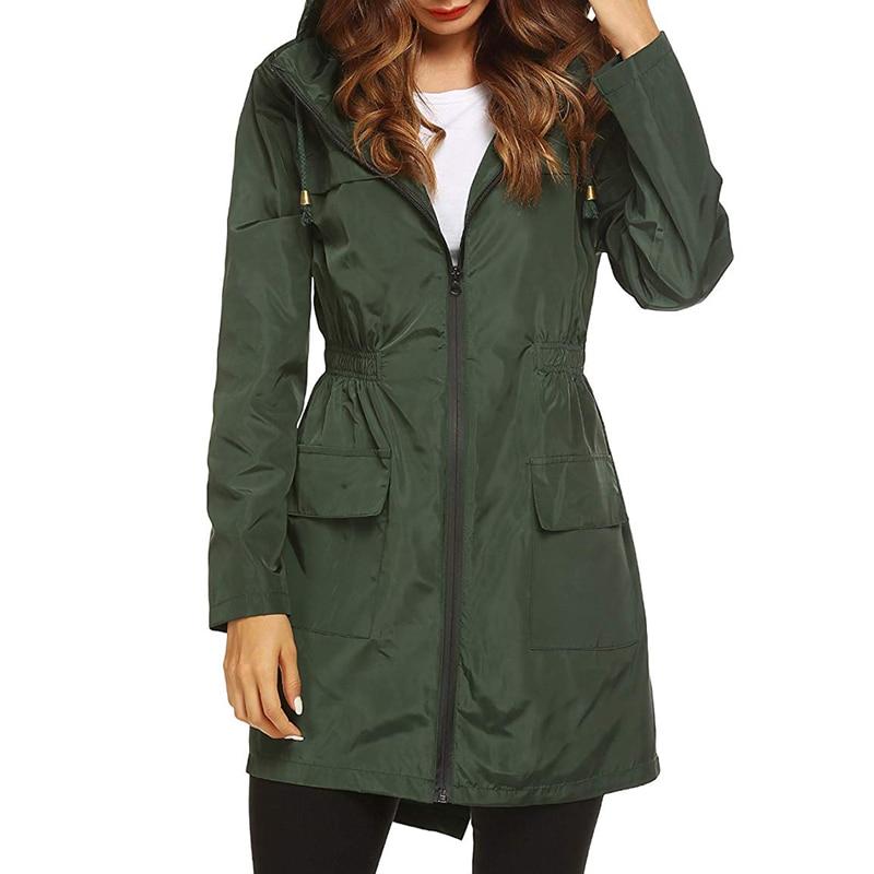 Iris | Impermeabile Leggero da Donna con Cappuccio