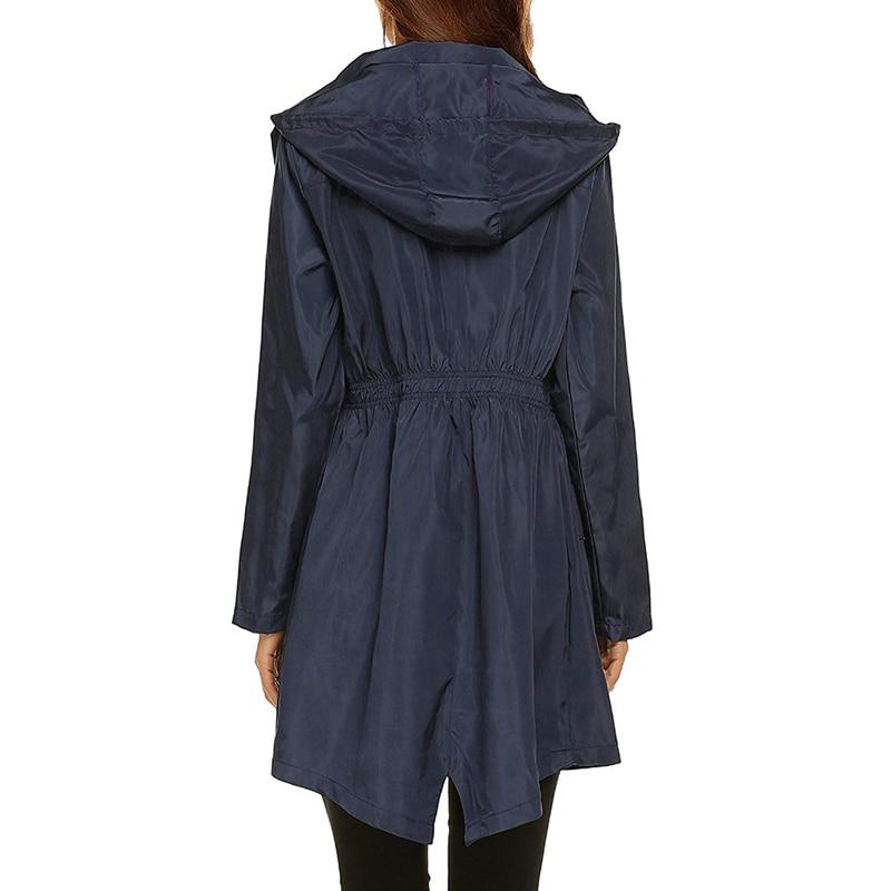Iris | Impermeabile Leggero da Donna con Cappuccio
