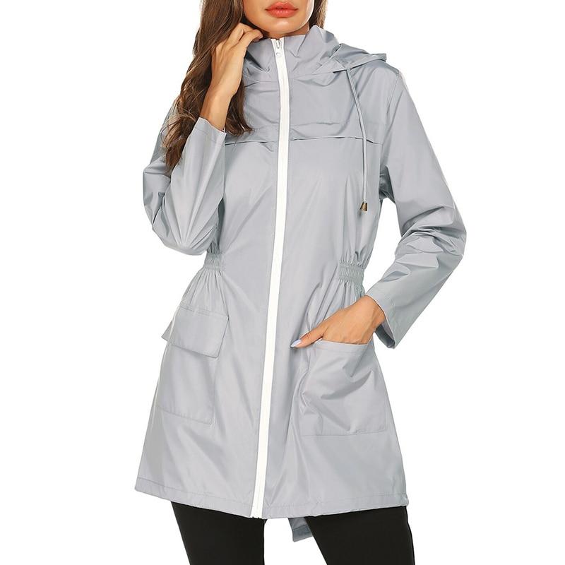 Iris | Impermeabile Leggero da Donna con Cappuccio
