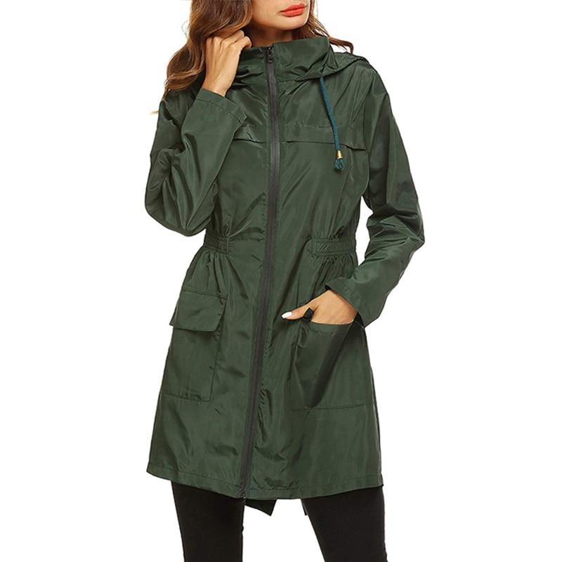 Iris | Impermeabile Leggero da Donna con Cappuccio
