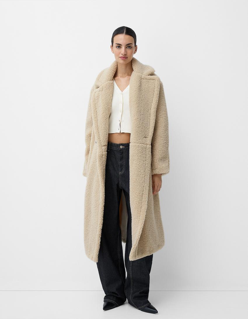 Vivi | Giacca Oversize Teddy per Calore Invernale