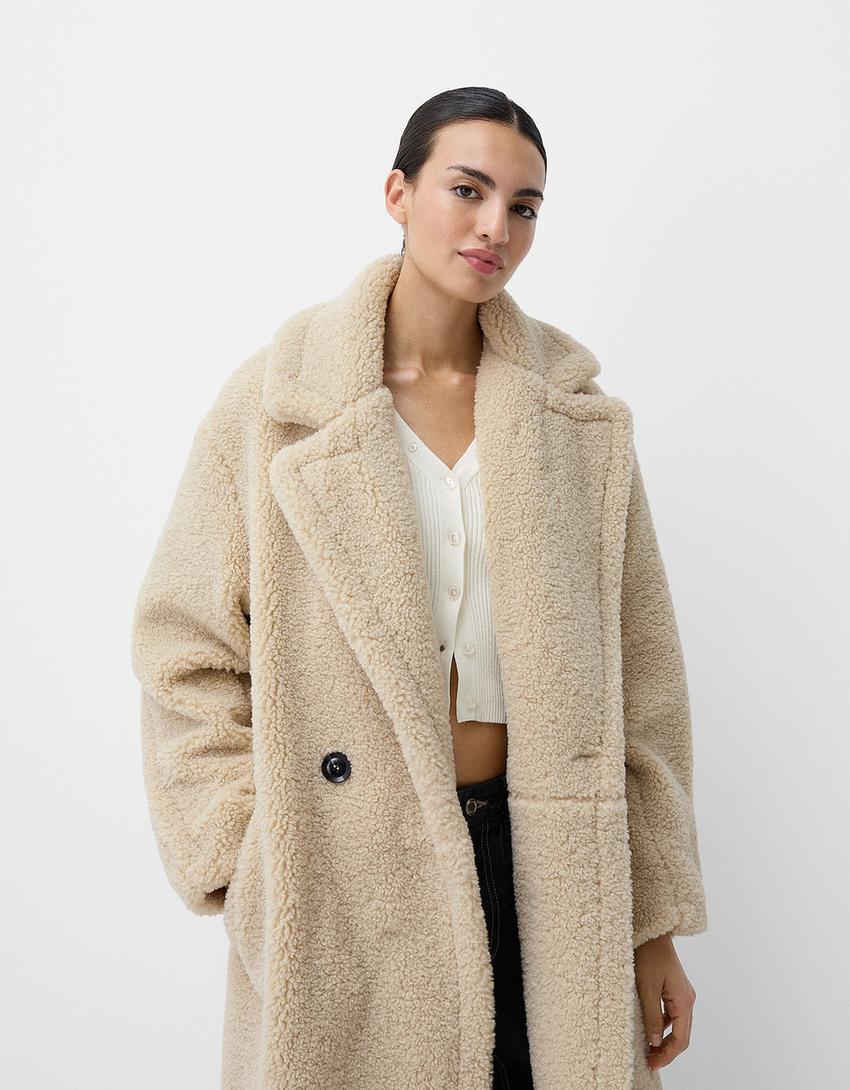 Vivi | Giacca Oversize Teddy per Calore Invernale