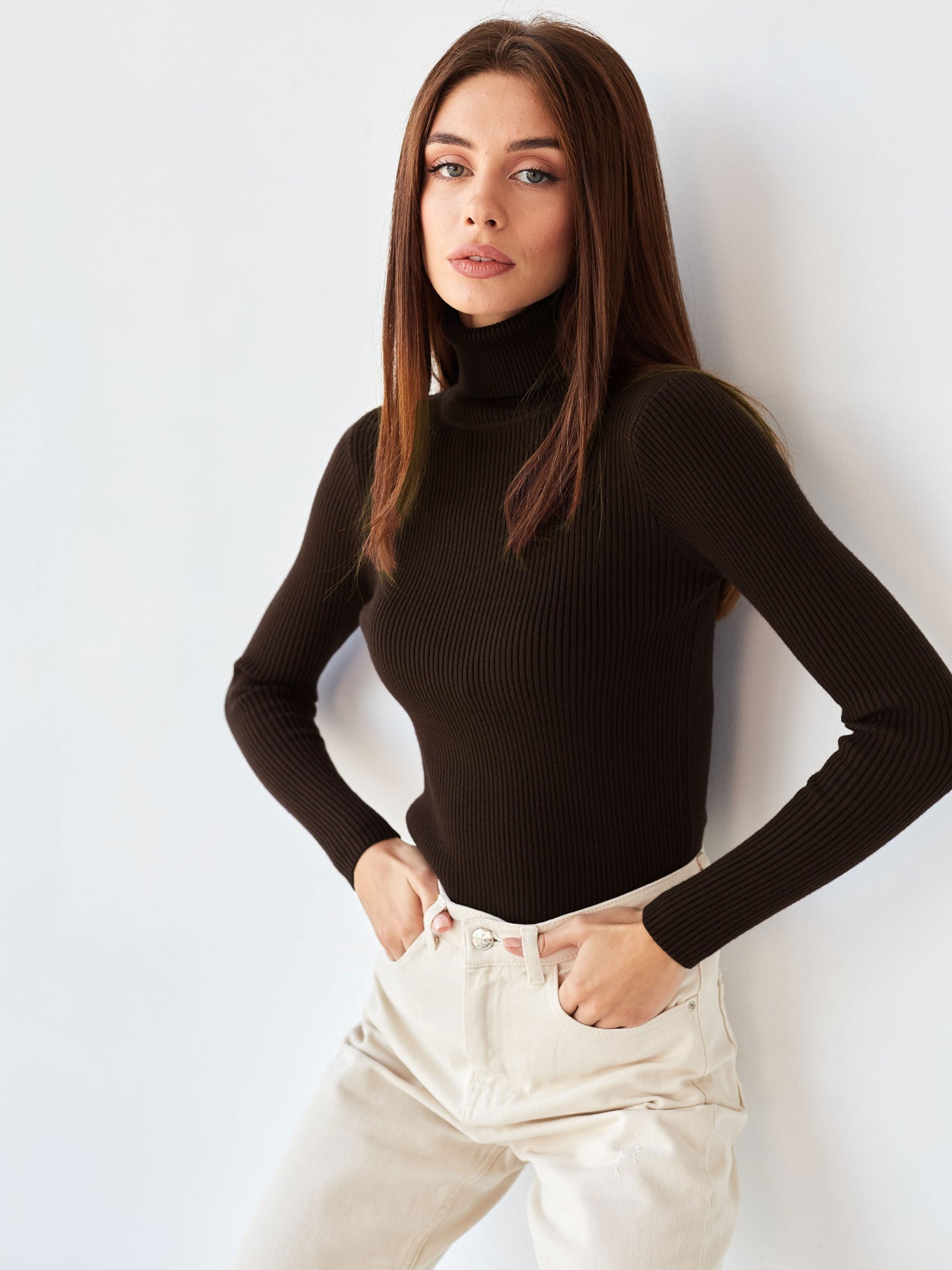 Maria | Maglione Dolcevita Classico Donna per l'Inverno