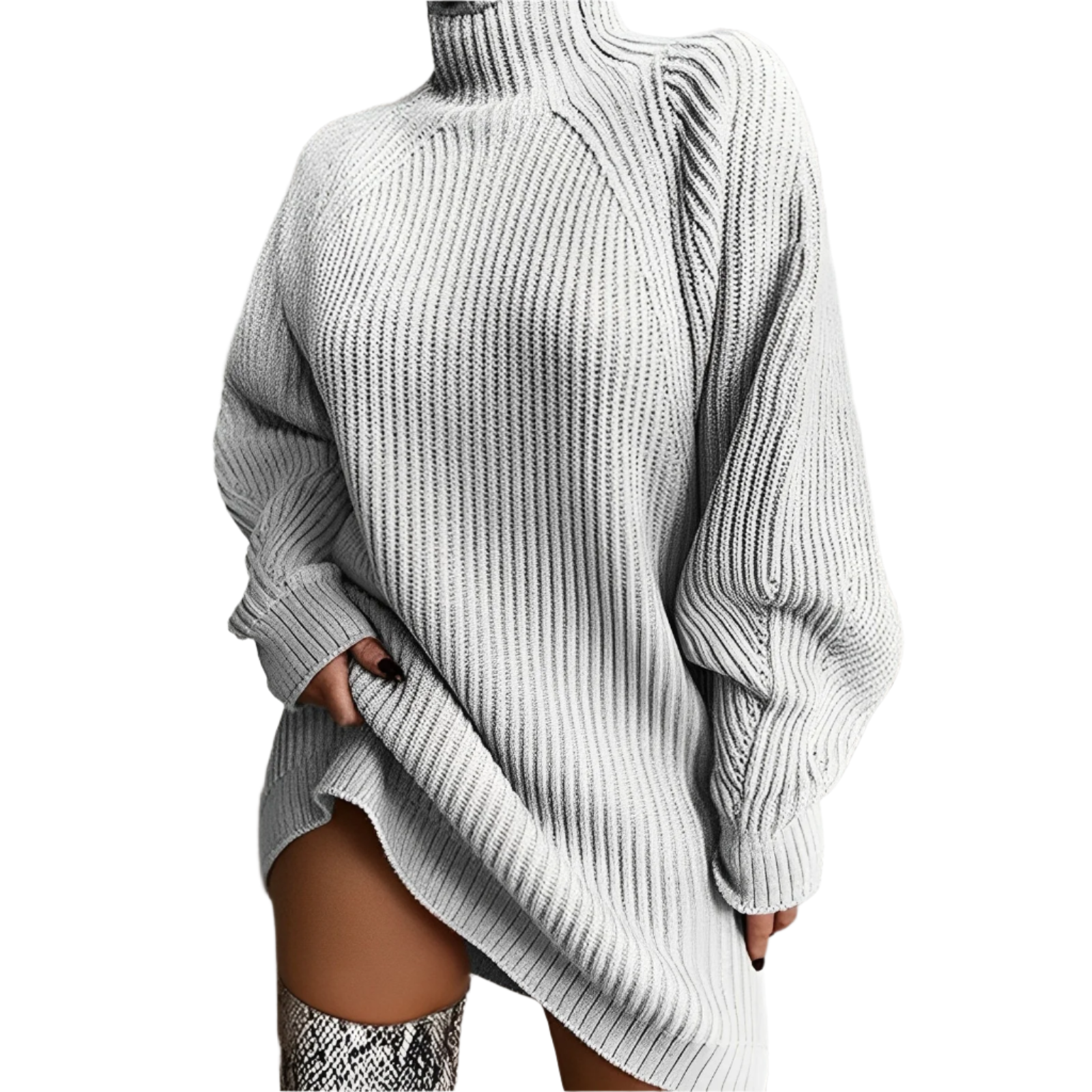 Nicoletta | Maglione Dolcevita Oversize Donna per l'Inverno
