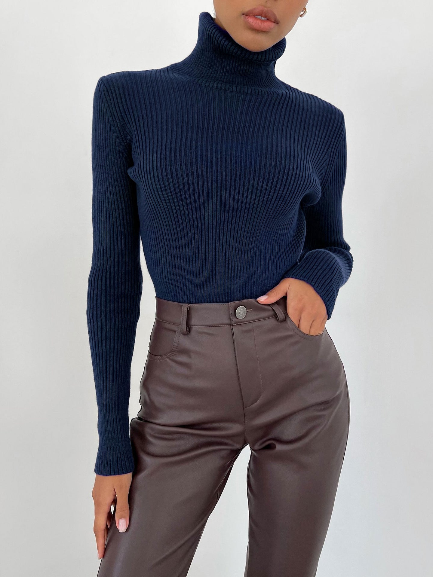 Maria | Maglione Dolcevita Classico Donna per l'Inverno