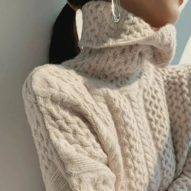 Tatiana | Maglione Dolcevita Donna Caldo per l'Inverno