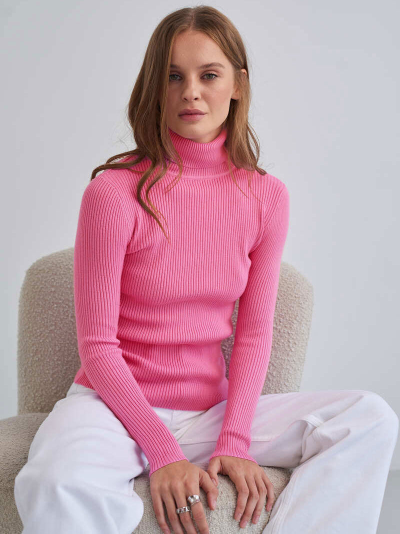 Maria | Maglione Dolcevita Classico Donna per l'Inverno