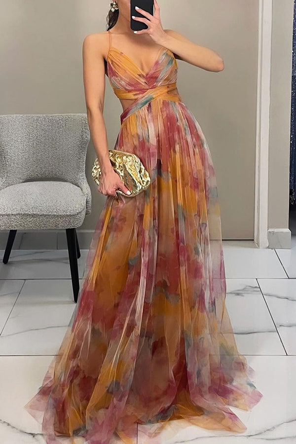 Elisa | Abito Maxi Floreale per Eleganza Senza Sforzo